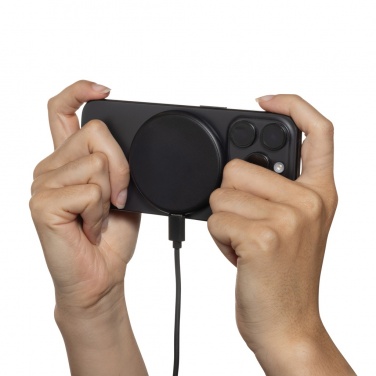 Logotrade promotional item image of: Magnapad 15W RCS rplastic magnetic 3 in 1 charging pad