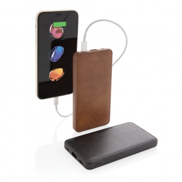 Logotrade promotional merchandise image of: Tusca 10.000 mAh PU powerbank