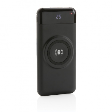 Logo trade promotional giveaway photo of: 10.000 mah wireless powerbank with watch charger