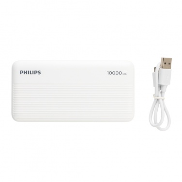 Logotrade business gift image of: Philips 10.000 mAh slim powerbank