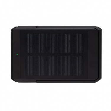 Logo trade promotional giveaways image of: Skywave RCS rplastic solar powerbank 5000 mAh 10W wireless