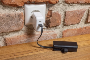 Logotrade promotional product picture of: Powerlink RCS rplastic 3000 mah powerbank USB C connector