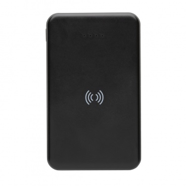 Logo trade promotional gift photo of: RCS recycled plastic 5.000 mAh 5W wireless powerbank