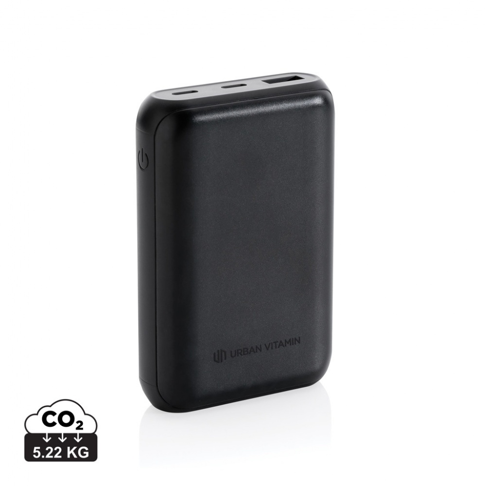 Logo trade business gifts image of: Urban Vitamin Alameda 10.000 mAh 18W PD powerbank