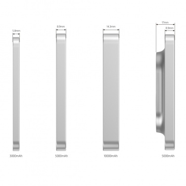 Logo trade corporate gift photo of: Urban Vitamin Malibu RCS plastic/alu 5000 mah powerbank