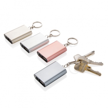 Logo trade advertising products image of: 1.000 mAh keychain powerbank