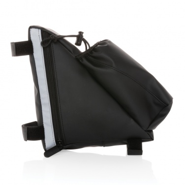 Logotrade promotional merchandise photo of: PU high visibility bike frame bag with bottle holder