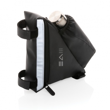 Logotrade promotional merchandise image of: PU high visibility bike frame bag with bottle holder