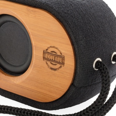 Logo trade promotional gifts image of: Bamboo X  speaker