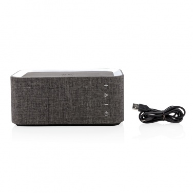 Logo trade corporate gift photo of: Vogue wireless charging speaker