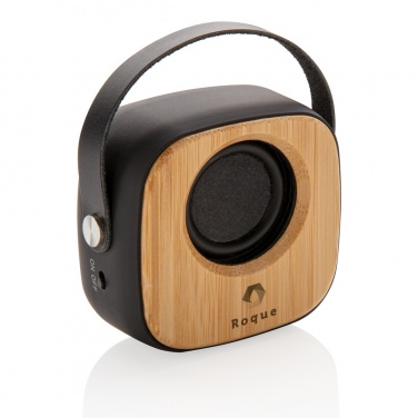 Logotrade promotional item picture of: Bamboo 3W Wireless Fashion Speaker