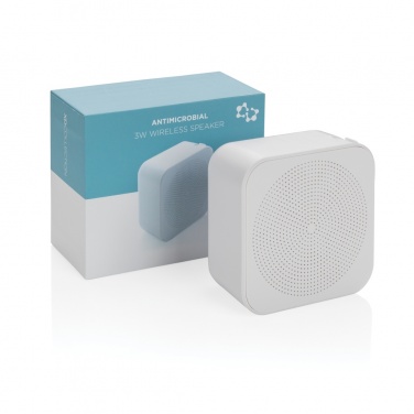 Logo trade promotional gift photo of: 3W antimicrobial wireless speaker