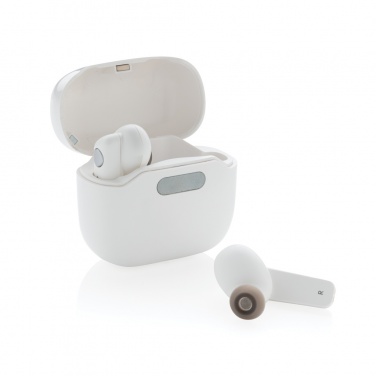 Logo trade promotional merchandise picture of: TWS earbuds in UV-C sterilising charging case