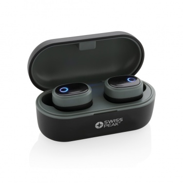 Logo trade business gift photo of: Swiss peak TWS earbuds