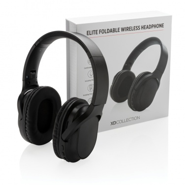 Logo trade promotional merchandise image of: Elite Foldable wireless headphone