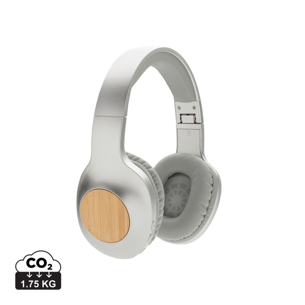 Logotrade corporate gifts photo of: Dakota Bamboo wireless headphone