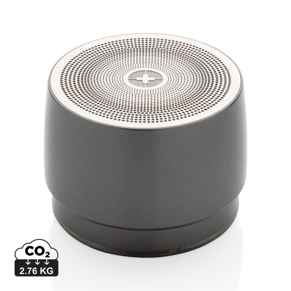 Logo trade corporate gift photo of: Swiss peak 5W wireless bass speaker