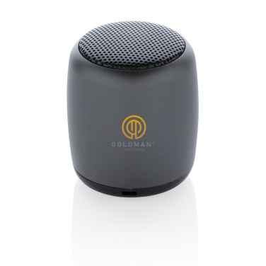Logo trade promotional item photo of: Mini aluminium wireless speaker