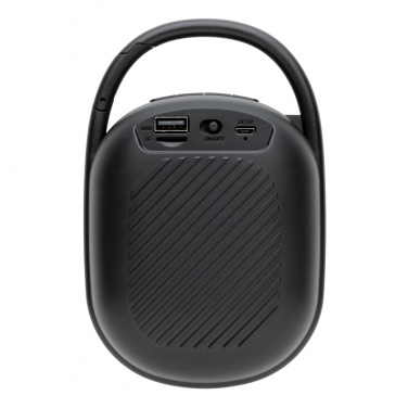 Logotrade promotional merchandise photo of: RCS recycled plastic Lightboom 5W Clip speaker