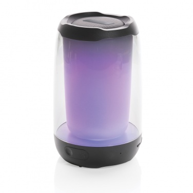 Logo trade promotional products image of: RCS recycled plastic Lightboom 5W speaker