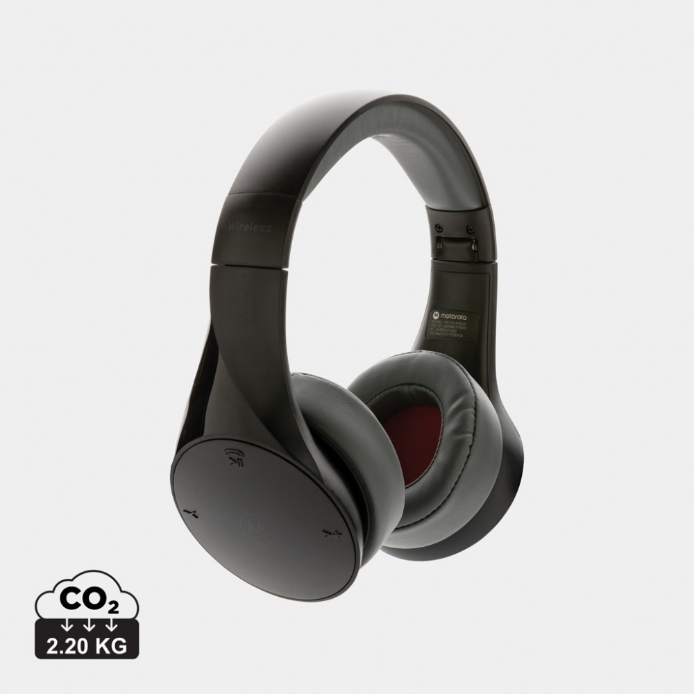 Logo trade corporate gifts image of: Motorola MOTO XT500 wireless over ear headphone