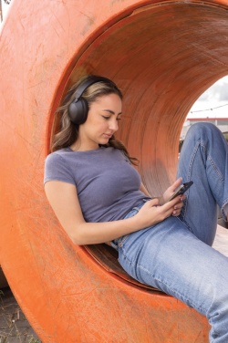 Logo trade promotional gift photo of: Urban Vitamin Cupertino RCS rplastic ANC headphone