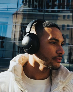 Logo trade advertising products image of: Urban Vitamin Cupertino RCS rplastic ANC headphone