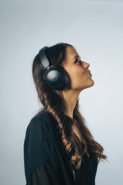 Logo trade advertising products image of: Urban Vitamin Cupertino RCS rplastic ANC headphone