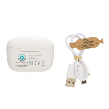 Logotrade promotional merchandise picture of: RCS recycled plastic Liberty Pro wireless earbuds