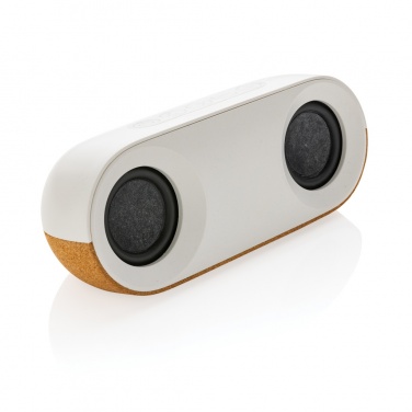 Logotrade promotional merchandise image of: Oregon RCS recycled plastic and cork 10W speaker