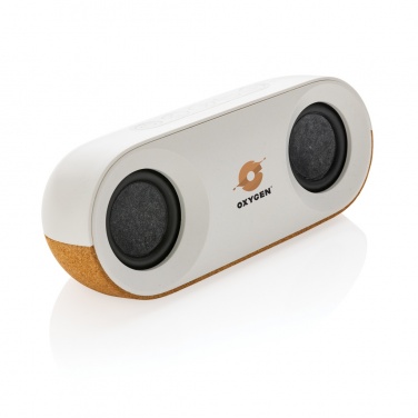 Logotrade advertising product picture of: Oregon RCS recycled plastic and cork 10W speaker