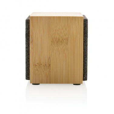 Logotrade advertising product image of: Wynn 5W bamboo wireless speaker