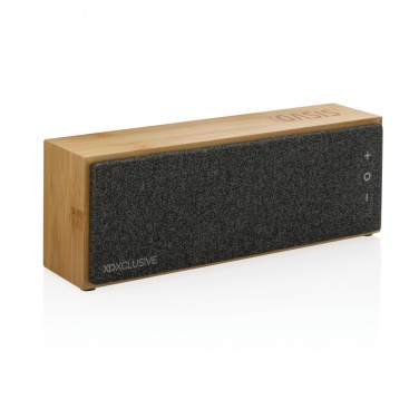 Logo trade corporate gift photo of: Wynn 10W bamboo wireless speaker