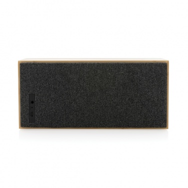 Logo trade promotional giveaway photo of: Wynn 20W bamboo wireless speaker