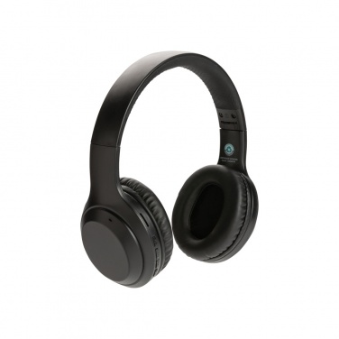 Logo trade corporate gifts picture of: RCS standard recycled plastic headphone