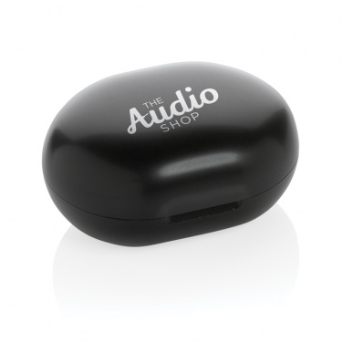 Logo trade promotional gifts picture of: RCS standard recycled plastic TWS earbuds