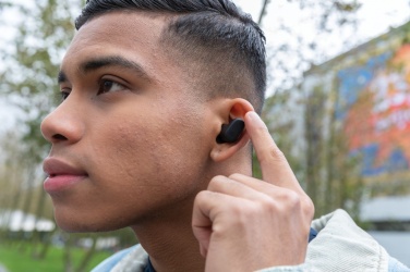 Logo trade promotional items image of: Urban Vitamin Gilroy hybrid ANC and ENC earbuds