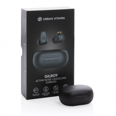 Logo trade corporate gifts picture of: Urban Vitamin Gilroy hybrid ANC and ENC earbuds