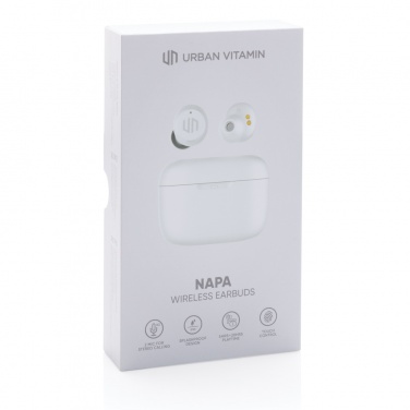 Logo trade business gifts image of: Urban Vitamin Napa earbuds