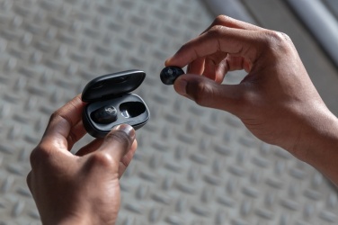 Logotrade promotional item picture of: Urban Vitamin Palm Springs RCS rplastic ENC earbuds