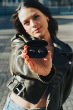 Logotrade promotional items photo of: Urban Vitamin Palm Springs RCS rplastic ENC earbuds