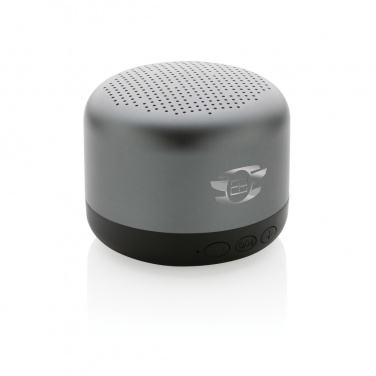 Logo trade corporate gifts image of: Terra RCS recycled aluminium 5W wireless speaker