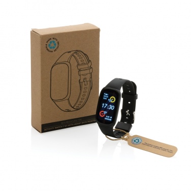 Logo trade promotional giveaways picture of: RCS recycled TPU  activity watch 1.47'' screen with HR