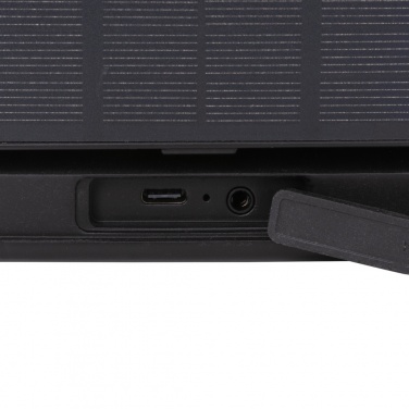 Logo trade promotional giveaways image of: Skywave RCS recycled plastic solar speaker 12W