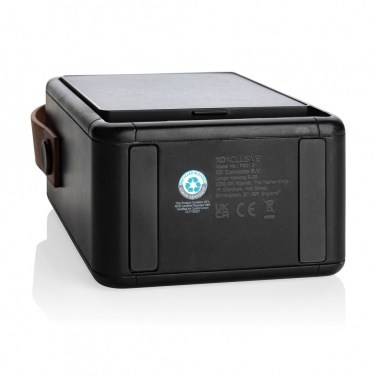 Logotrade promotional item image of: Skywave RCS recycled plastic solar speaker 12W