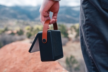 Logotrade promotional merchandise photo of: Skywave RCS recycled plastic solar speaker 12W