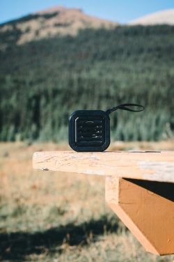 Logotrade promotional gifts photo of: 3W RCS recycled plastic wireless sunwave solar speaker