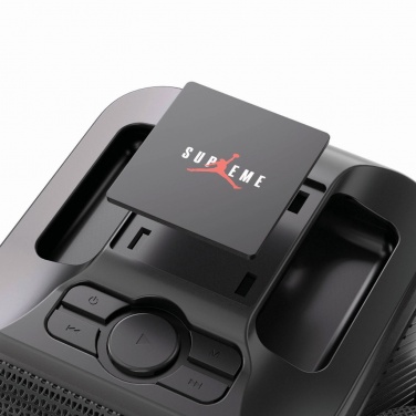 Logotrade business gift image of: Singvibe RCS recycled plastic karaoke set with double mic