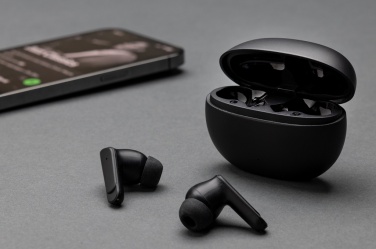 Logo trade corporate gift photo of: Prolink RCS recycled plastic hybrid ANC/ENC earbud