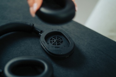 Logotrade promotional merchandise image of: Irvine RCS recycled and repairable ANC wireless headphone